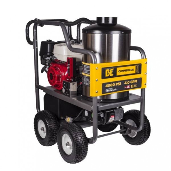 BE 122 HOT4013C-HE - 4.0GPM 4000PSI Heavy Duty Hot Water Pressure Cleaner